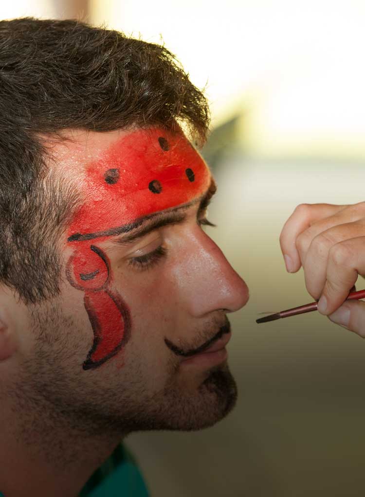 Face painting activity
